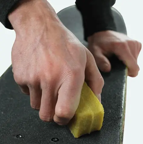 how to clean skateboard griptape