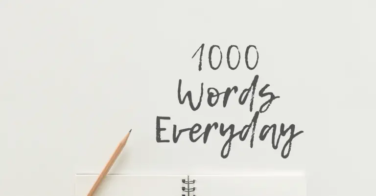 How to Write 1000 Words Everyday
