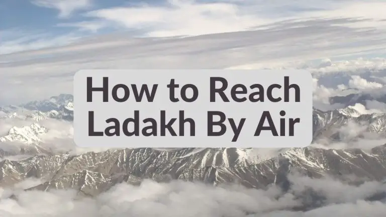 How to Reach Ladakh By Air